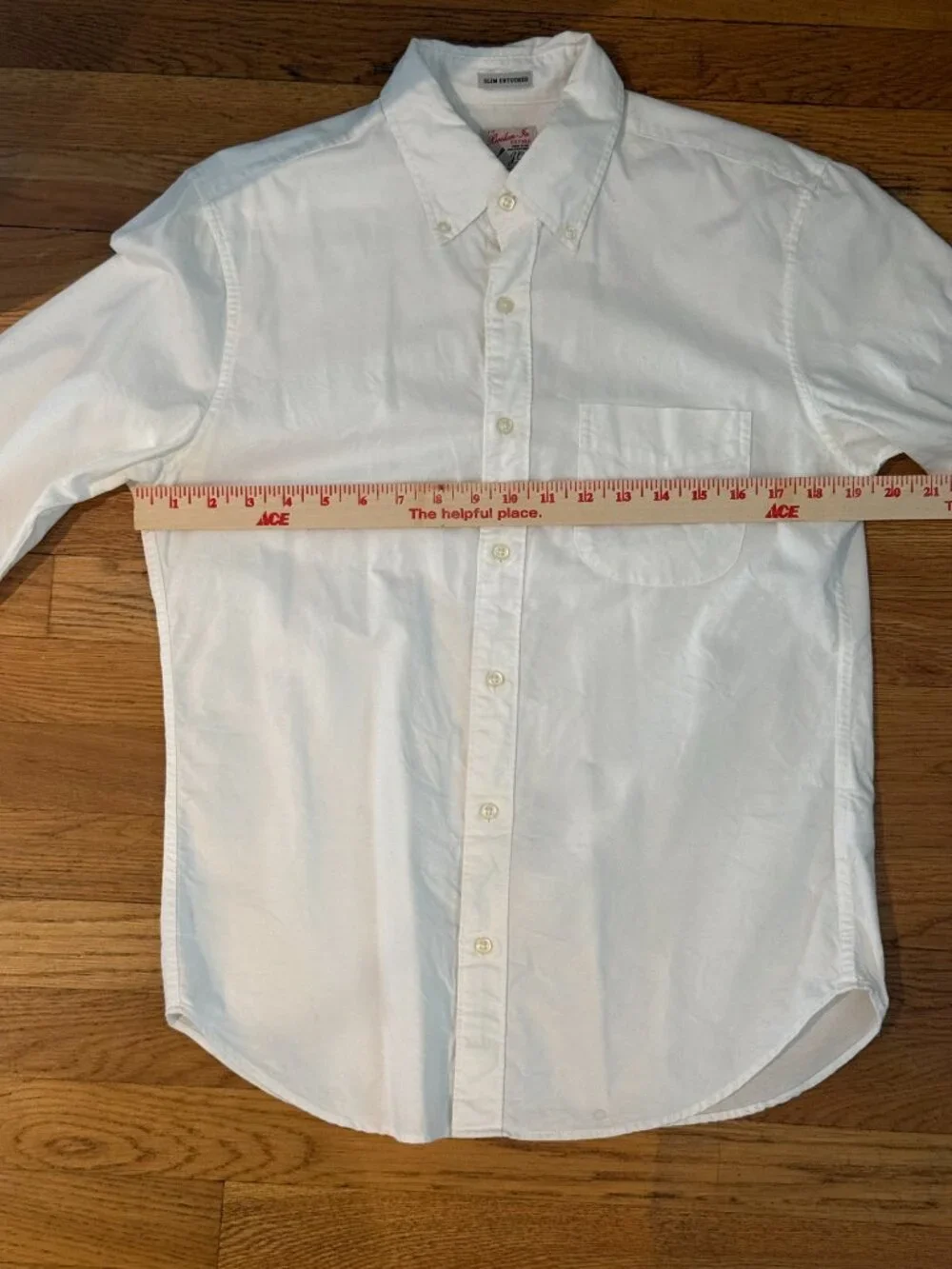 J. Crew slim untucked white cotton shirt - size small - Picture 4 of 6